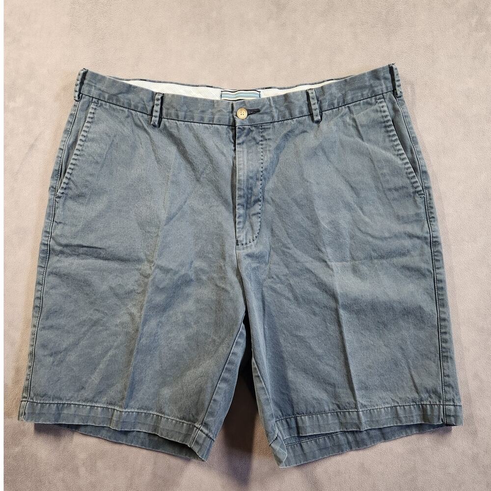 Peter Millar Shorts Mens Size 38 Blue Casual Golf Chino Flat Front Preppy